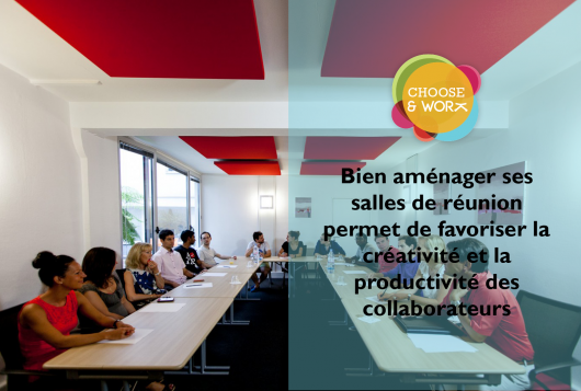 des salles de réunion bien agencées favorisent la créativité